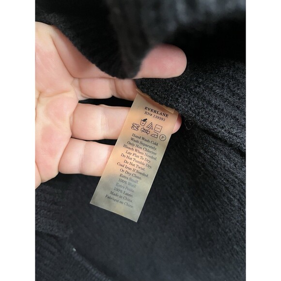 Everlane Women Black Sweater Vest XS - Picture 5 of 6